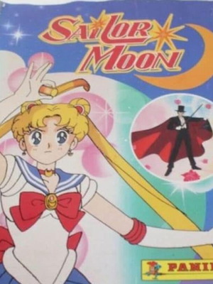 Αυτοκόλλητα Panini Sailor Moon μεταχειρισμένα από παλιό άλμπουμ