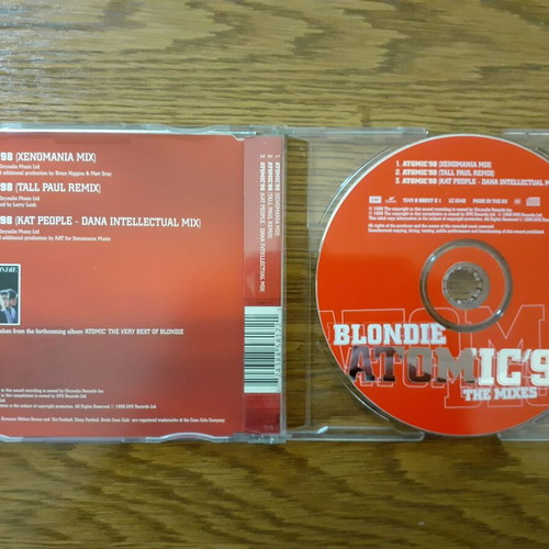 Blondie package Atomic Atomix The Very Best Of 2CD + Atomic' 98 The Mixes CD Single