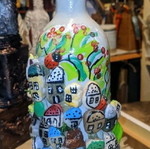 Decorative bottle handmade new