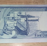 Solomon Islands 5 Dollars 2004 new