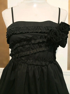 Bubble Lolita mini gothic sexy dress like new, black, size M