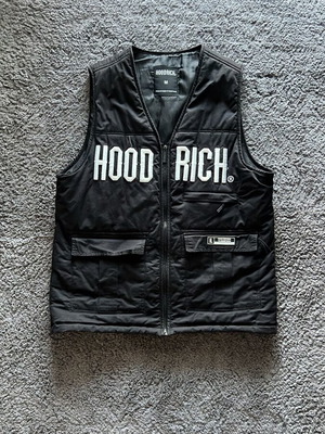 Hoodrich vest 2022 like new, black, size M