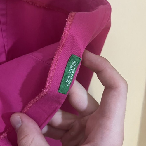 Benetton 3/4 pants fuchsia/pink like new, size M