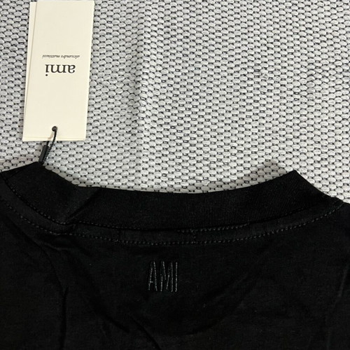 Ami Tee new, size Large, black and red