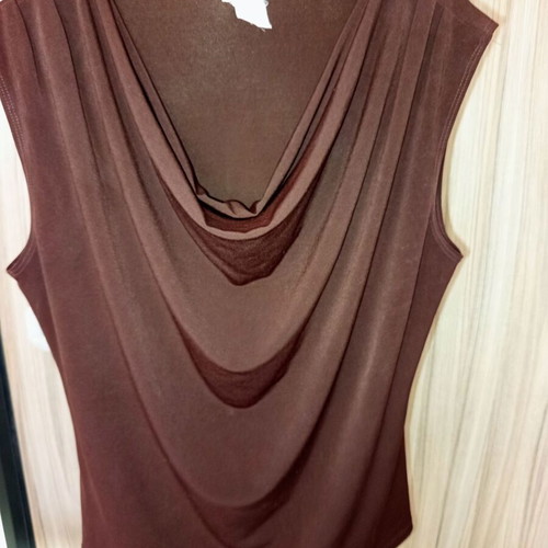 Creative Design Works women's brown top size Large like new