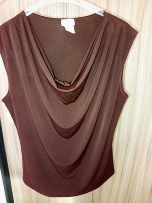 Creative Design Works women's brown top size Large like new