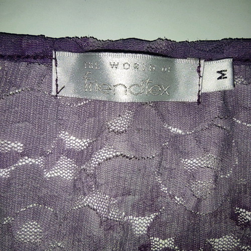 Purple lace tie dye t-shirt used, size M Friendex