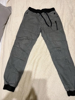 Jean jogger pants used, grey, VJCO London, size S-M