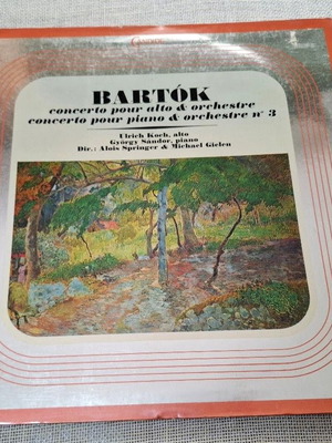 Bartók Concerto Pour Alto Et Orchestre and Piano Concerto No. 3 LP used, classical