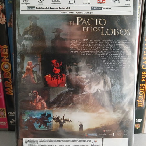 El Pacto de los Lobos DVD