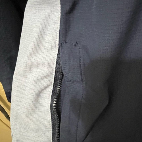 Windbreaker with zipper for boys new, gray and blue