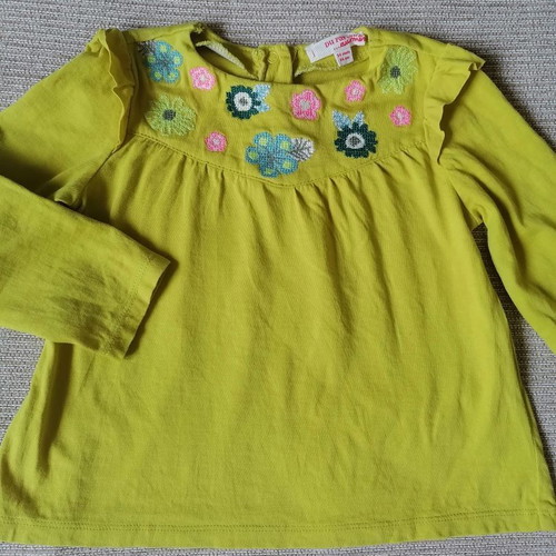 Orchestra pants and Dpam blouse set for 2-year-old girl