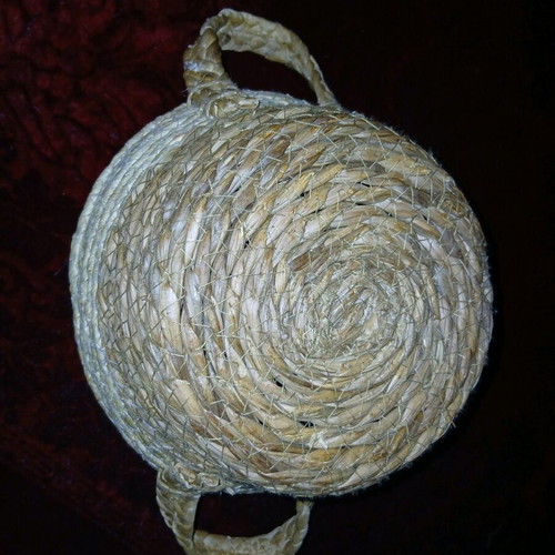 Wicker handmade basket like new 30 centimeters