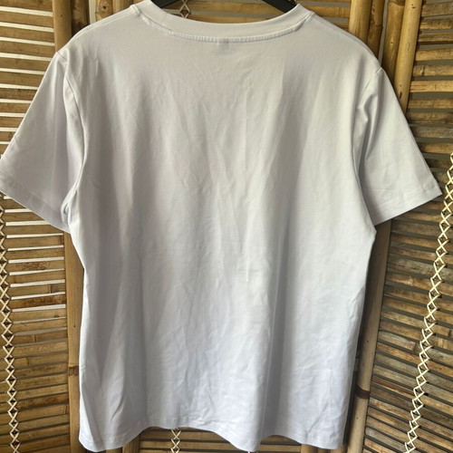 Calvin white T-shirt size L with gold graphic print