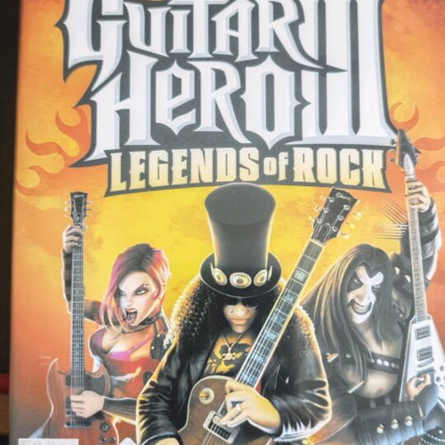 Guitar Hero III Legends of Rock PC game used with DVD and booklet