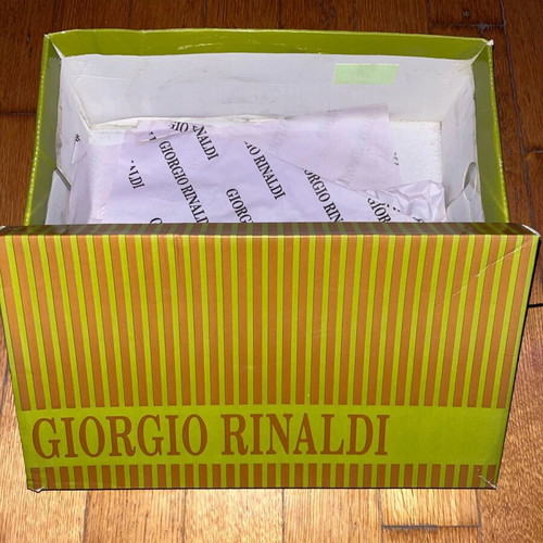 Giorgio Rinaldi παπούτσια μεταχειρισμένα, μαύρα, μέγεθος 43