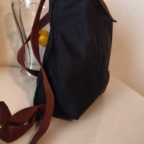 Longchamp Le Pliage backpack, authentic black