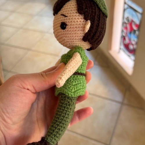 Peter Pan and Tinkerbell Amigurumi Crochet Dolls new