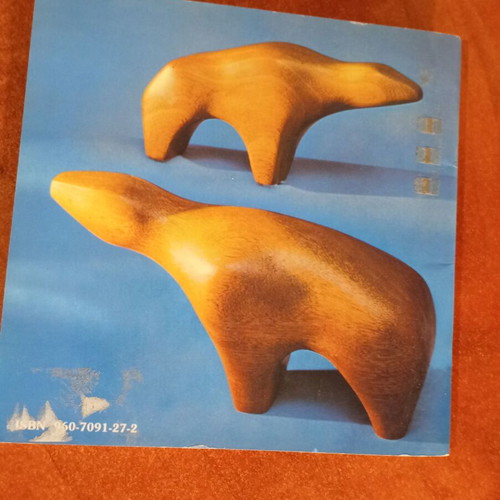 Wooden Animals book used, arts genre