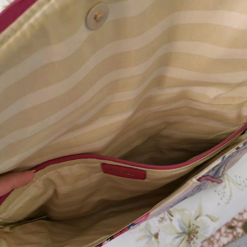 Oilily handbag with detachable strap like new, blue and pink