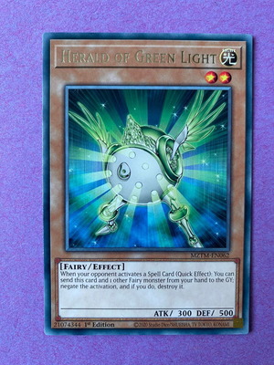 Herald of Green Light Yu-Gi-Oh! Card near mint