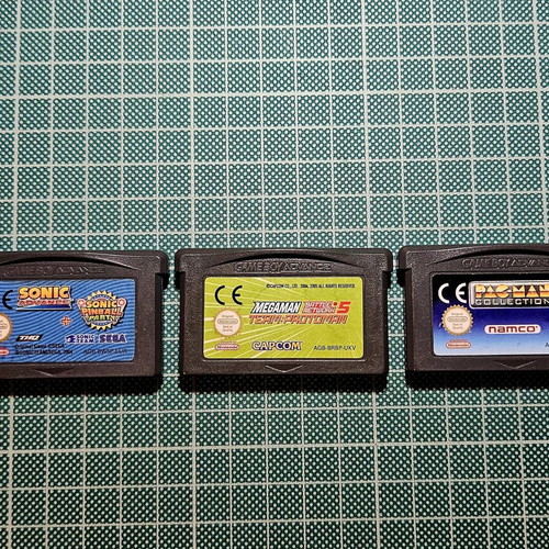 Game Boy Advance games Sonic, Mega Man, Pac-Man like new