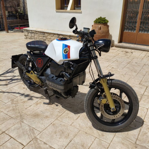 BMW K75 RT café racer motorcycle, 1986, 750cc