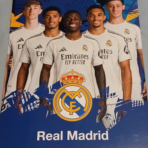 Real Madrid sticker album with 150 stickers