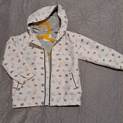 Okaïdi children's windbreaker jacket new with dinosaur patterns