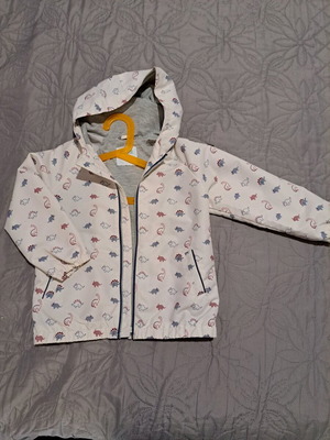 Okaïdi children's windbreaker jacket new with dinosaur patterns