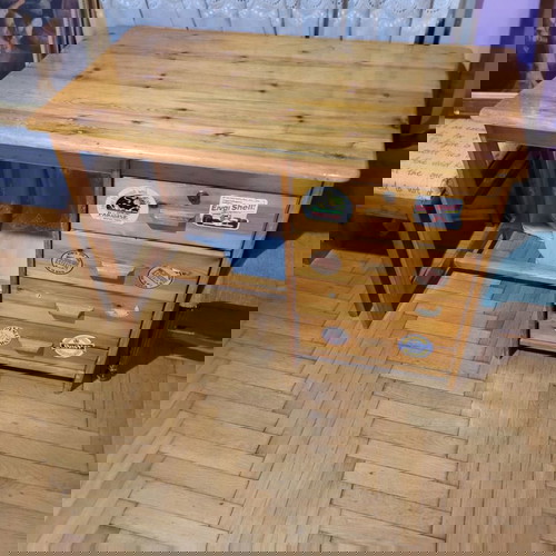 Διώροφο Κρεβάτι Μασίφ Μεταχειρισμένο Με Στρώματα Και Γραφείο Σετ