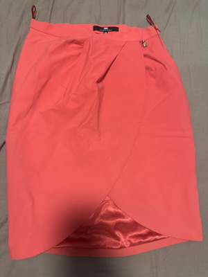 Elisabetta Franchi skirt coral alpha line like new