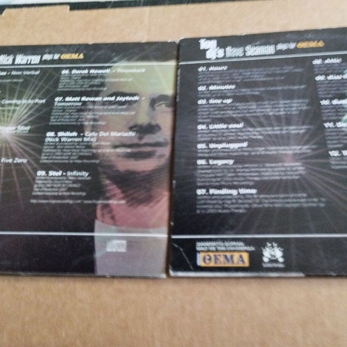 Top Djs pack of 7 CD albums used, electronic music