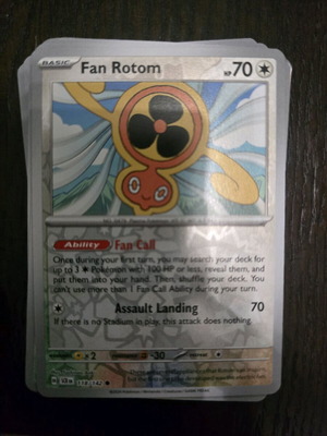 Fan Rotom Pokemon card new
