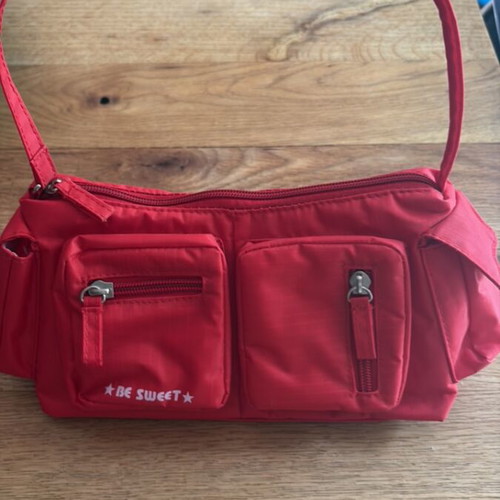 Bershka bag red like new