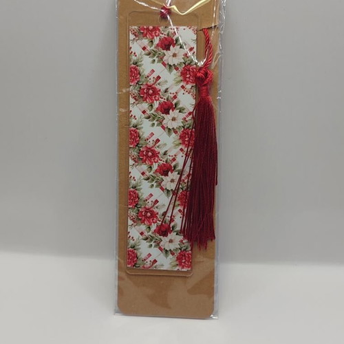 Bookmark new with handmade design and tassel