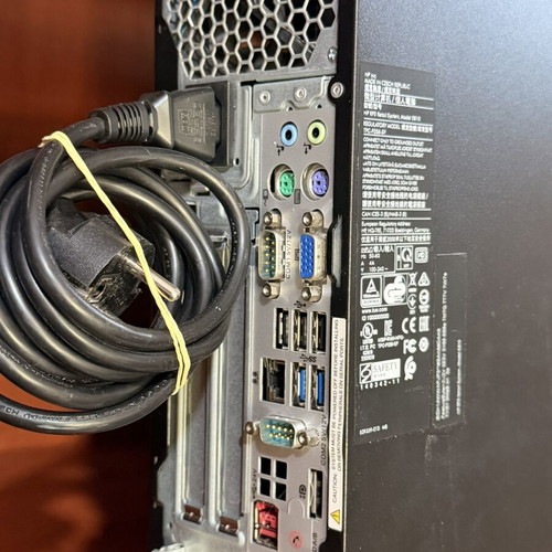 HP RP5 5810 POS computer with 15” touch monitor used