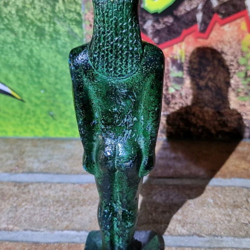Kouros bronze decorative statue like new, solid, height 19 cm