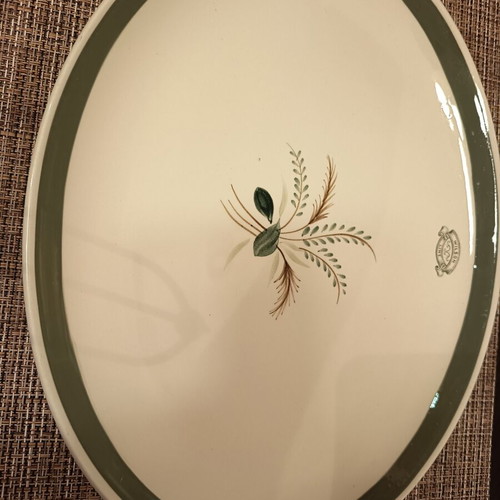 Wilson Line vintage oval serving platters set of 2
