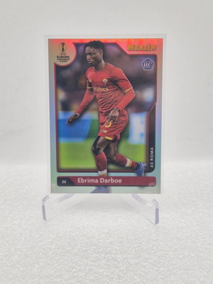 2021 Merlin Collection Chrome Ebrima Darboe Rookie RC As Roma used