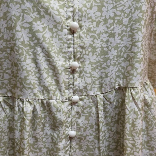 Hekka dress size L-XL like new, olive and white