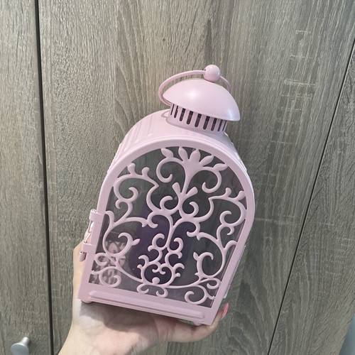 Decorative lantern with candle like new