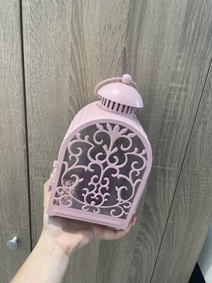 Decorative lantern with candle like new