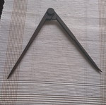 Metal antique compass used