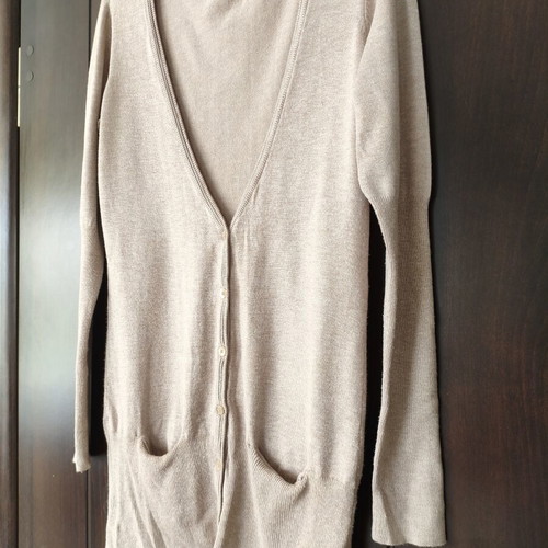 Bershka Beige Longline Cardigan Medium like new