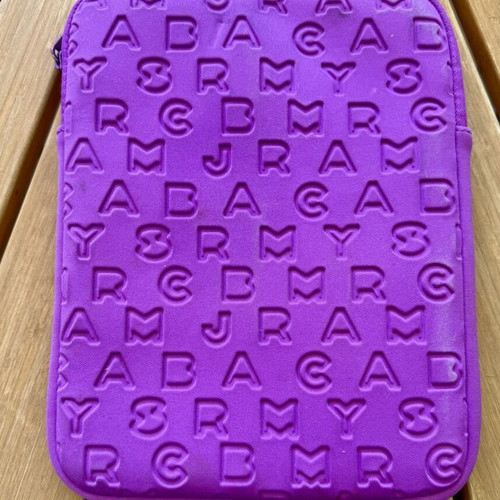 Marc by Marc Jacobs iPad Tablet Case used, purple neoprene