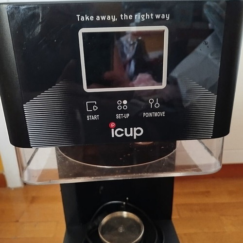 Icup machine for packaging and sealing used