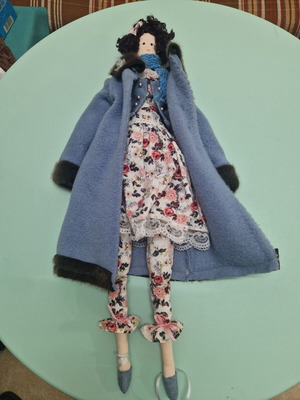 Handmade doll new, decorative and play