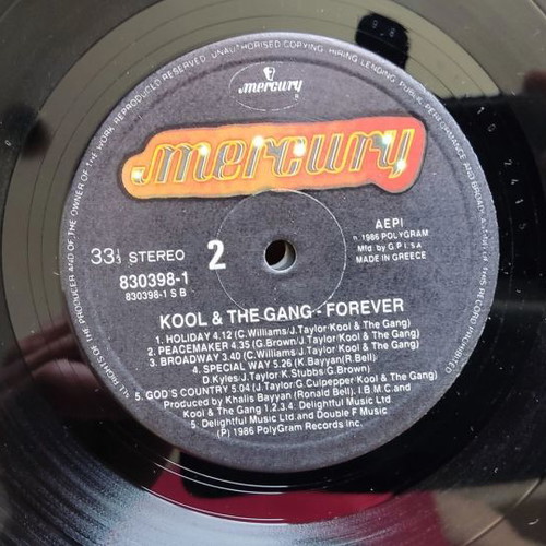 Kool & The Gang Forever vinyl used, R&B / Soul