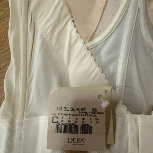 La Perla white corset new, with tag
